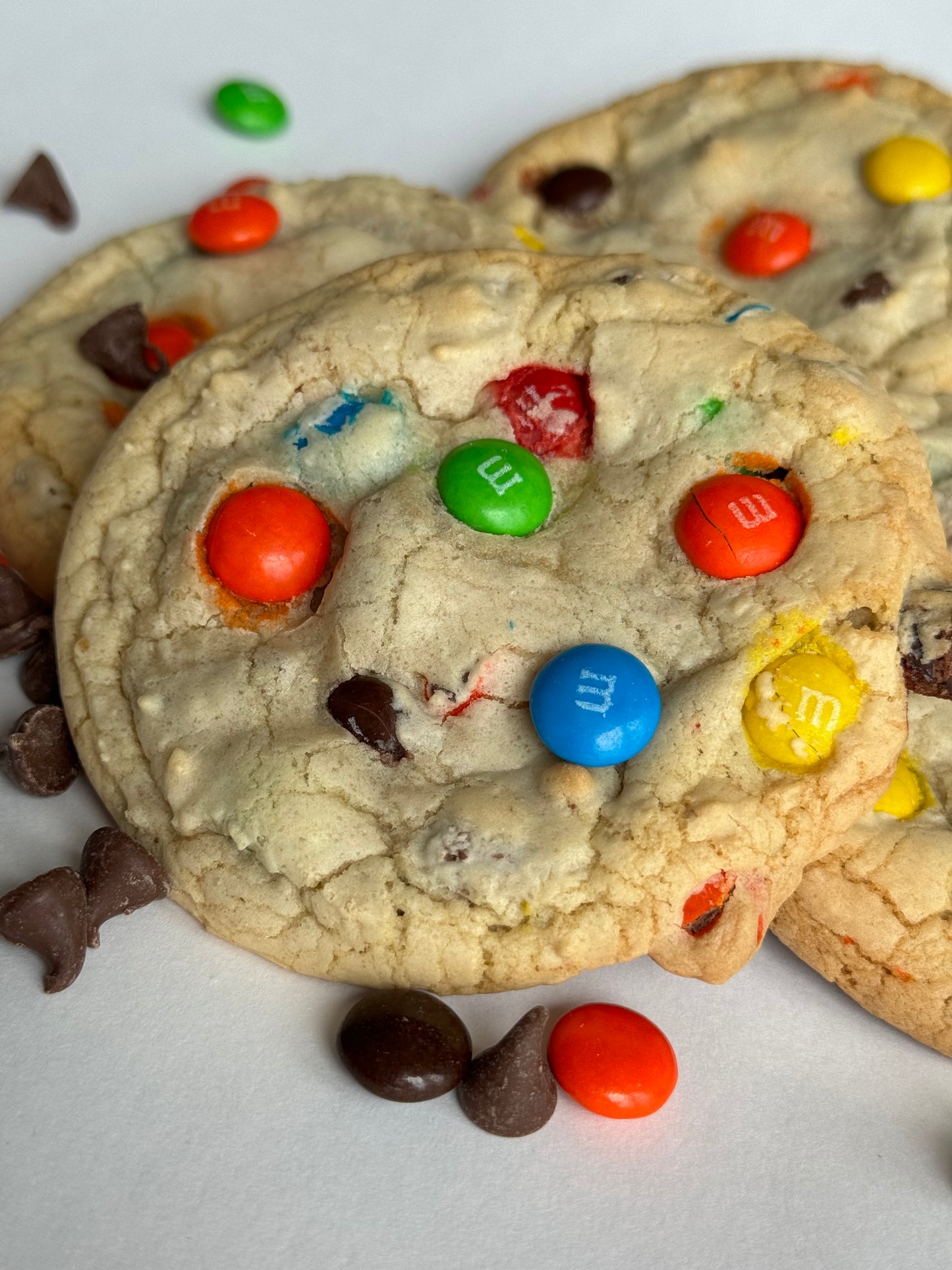 M&M Chocolate Chip Cookie
