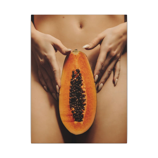 Sensual Papaya Photographic Print