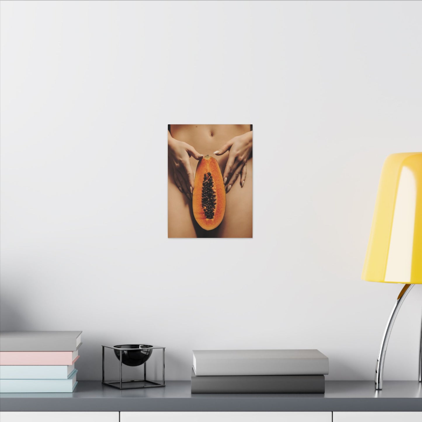 Sensual Papaya Photographic Print