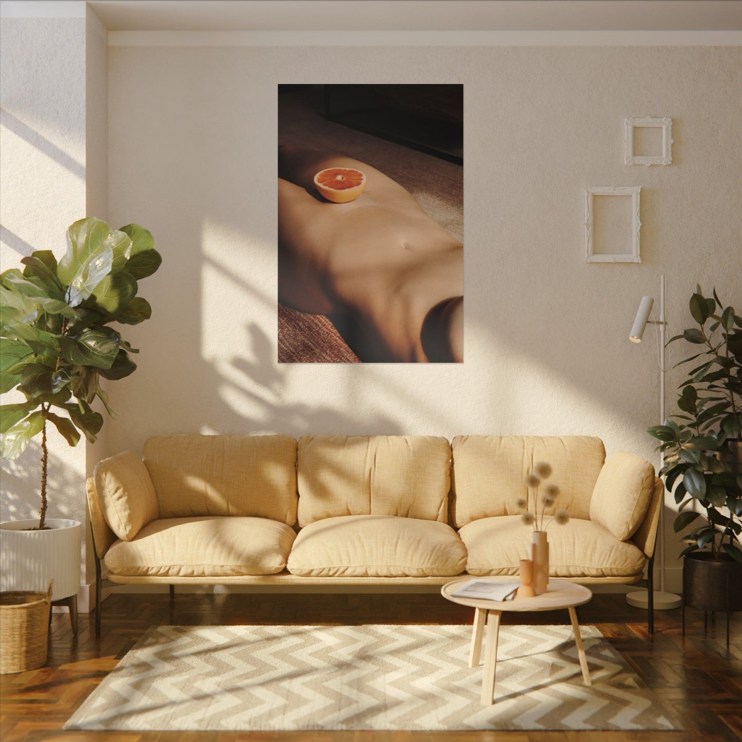 Grapefruit Body Art Canvas