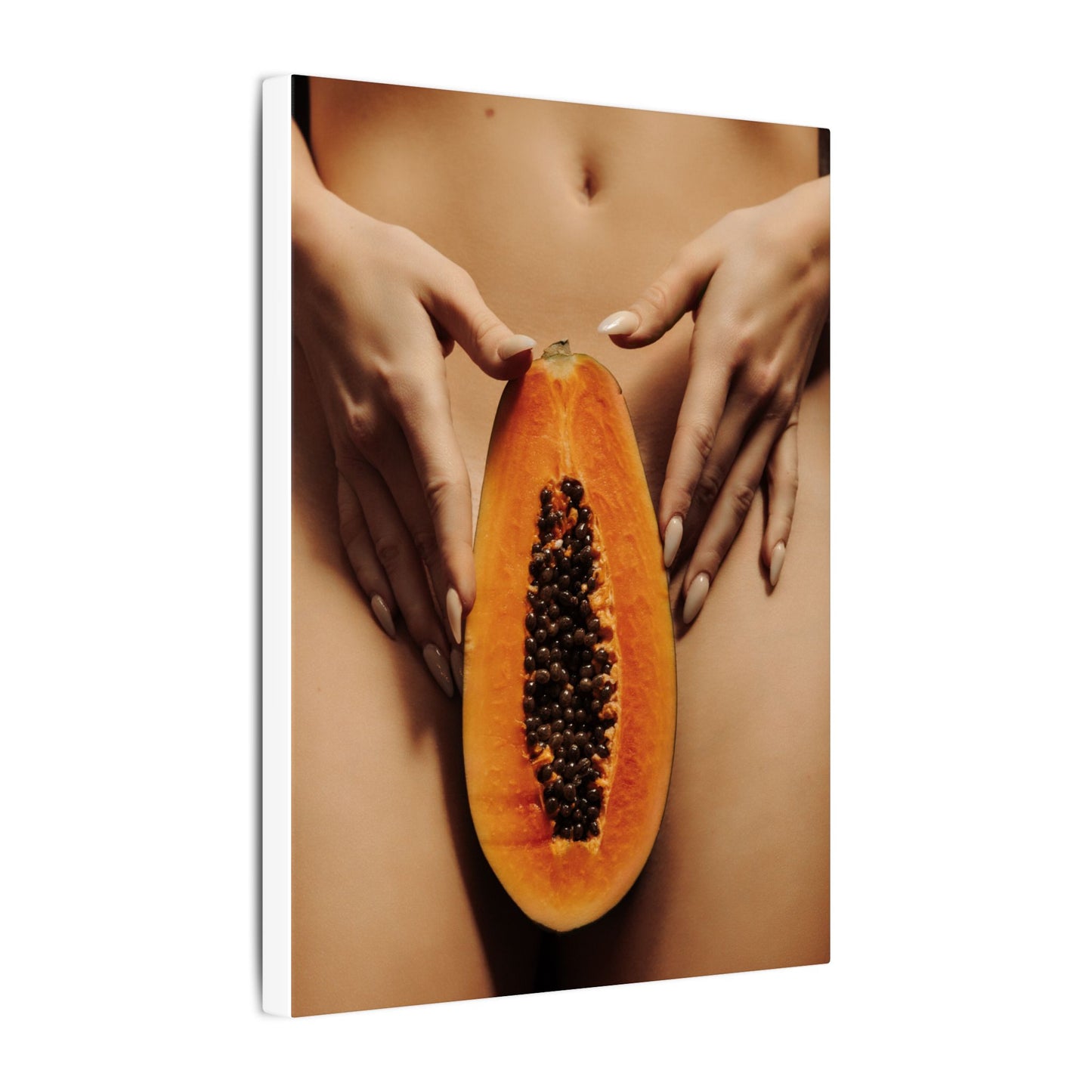 Sensual Papaya Photographic Print