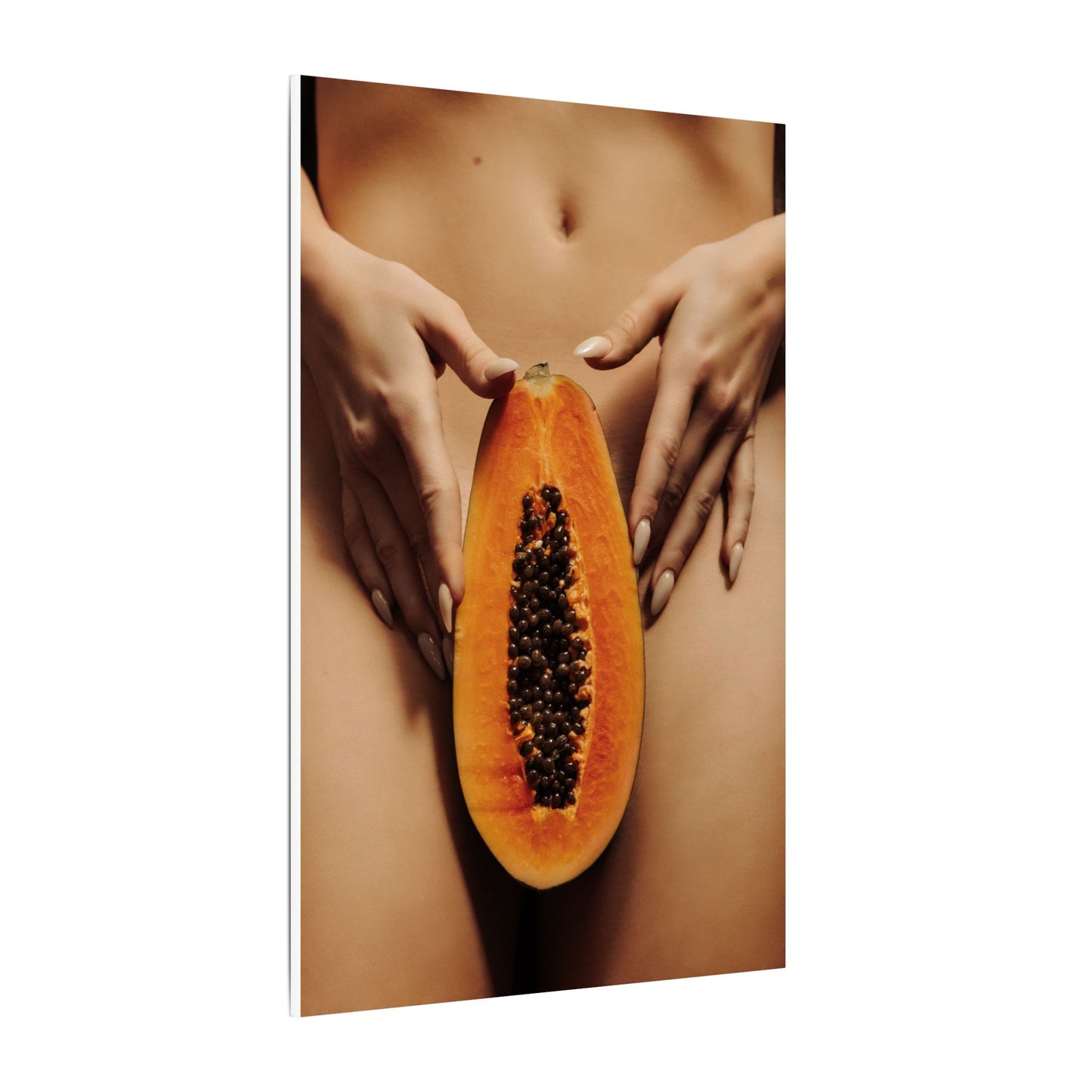 Sensual Papaya Photographic Print