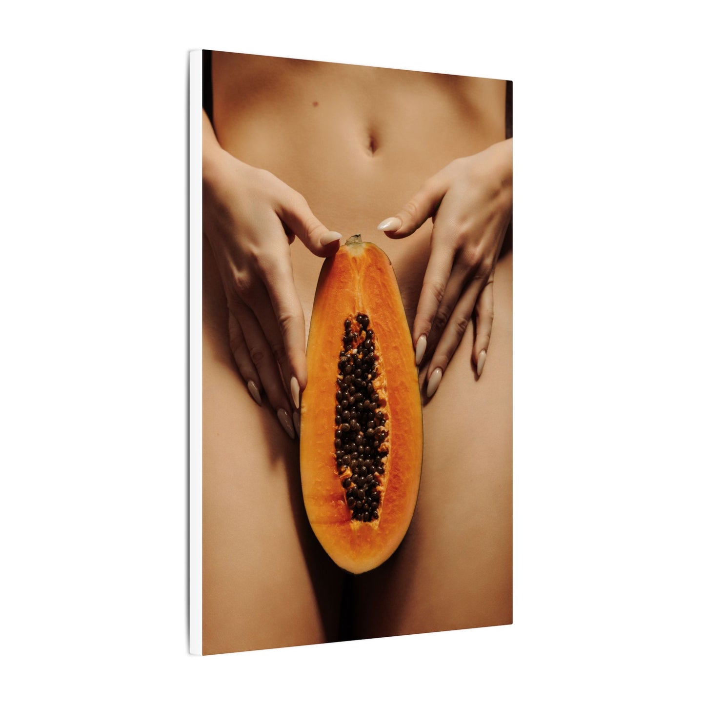 Sensual Papaya Photographic Print