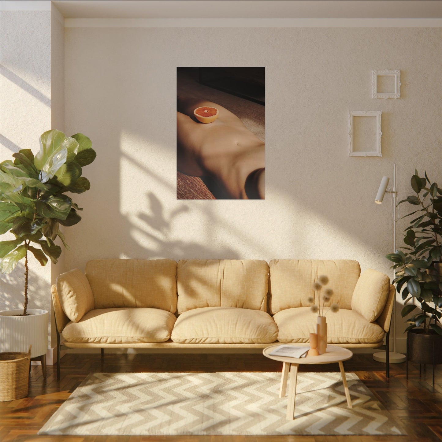 Grapefruit Body Art Canvas